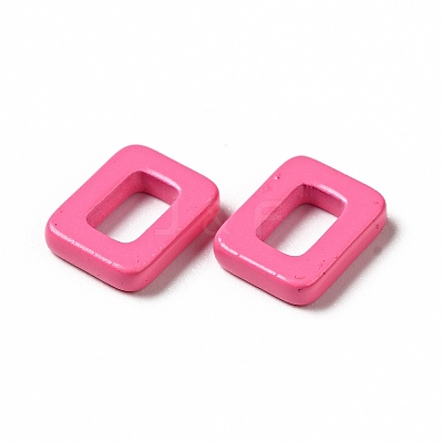Spray Painted 201 Stainless Steel Linking Rings STAS-G304-06D-1