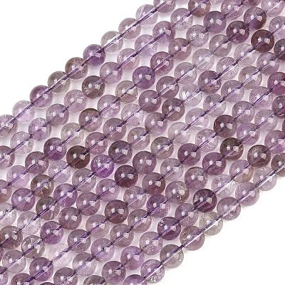 Natural Amethyst Beads Strands GG-CBA20C8-A02-6MM-1
