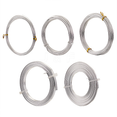 5 Rolls 5 Style Aluminum Craft Wire AW-CD0001-02-1