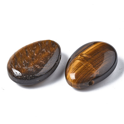 Natural Tiger Eye Pendants G-N0326-74A-1
