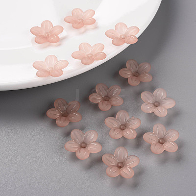 Frosted Acrylic Bead Caps MACR-S371-08A-763-1
