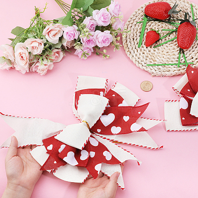 Polyester Big Bowknot FIND-WH0126-414G-1