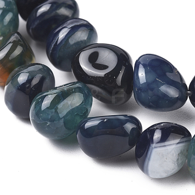 Natural Agate Beads Strands G-L560-S-1