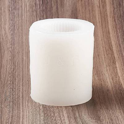 DIY Grooved Striped Pillar Candle Silicone Molds SIMO-P001-01D-1