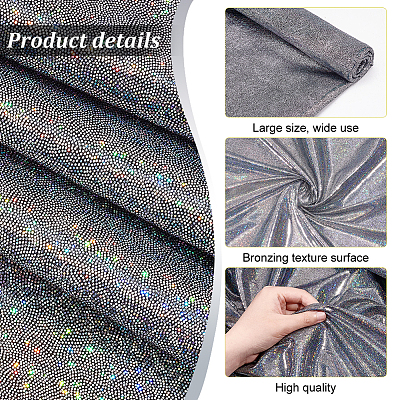 Laser Polyester Bronzing Fabric AJEW-WH0314-151A-1