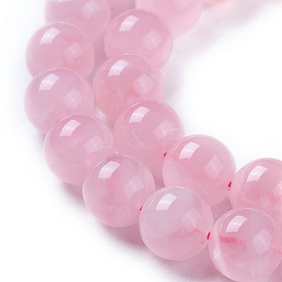 Natural Madagascar Rose Quartz  Beads Strands G-F641-01-C-1