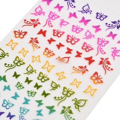 Laser Nail Art Stickers Decals MRMJ-T010-167B-1