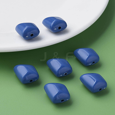 Opaque Acrylic Beads MACR-S373-15A-A16-1