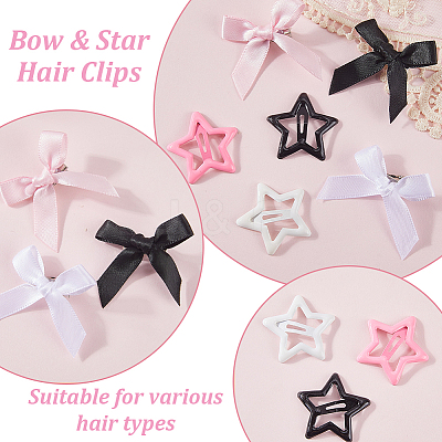 36Pcs 6 Styles Iron Hair Clips PHAR-CY0001-04-1