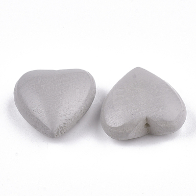 Painted Natural Wood Beads WOOD-S049-01H-1