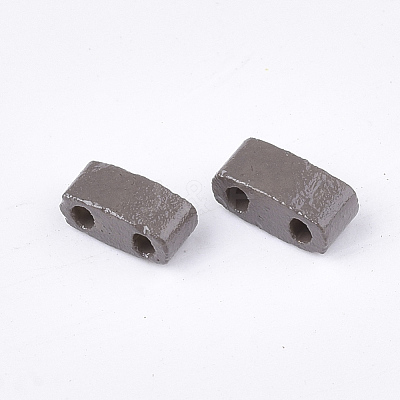 2-Hole Baking Paint Glass Seed Beads SEED-S023-17B-17-1