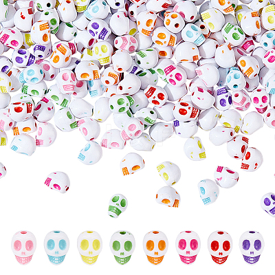 150g Halloween Opaque Resin Beads FIND-AR0002-64-1