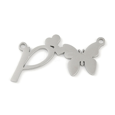 Non-Tarnish 304 Stainless Steel Pendants STAS-L279-002P-P-1