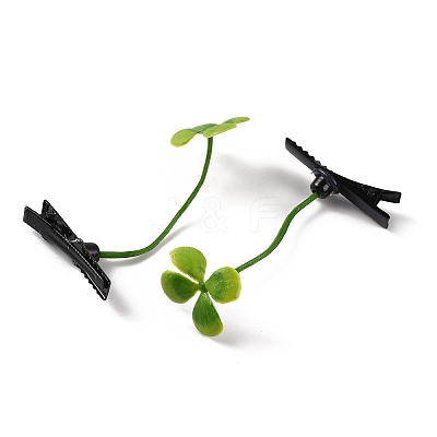 Bean Sprout Plastic Alligator Hair Clips PHAR-WH0017-05L-1
