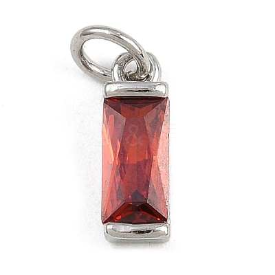Brass with Cubic Zirconia Pendants KK-A269-68E-P-1