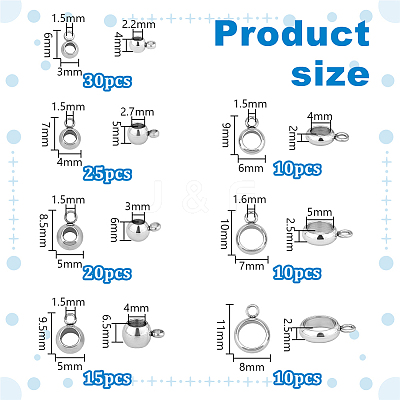 7 Styles Stainless Steel Tube Bails STAS-PH0006-32-1