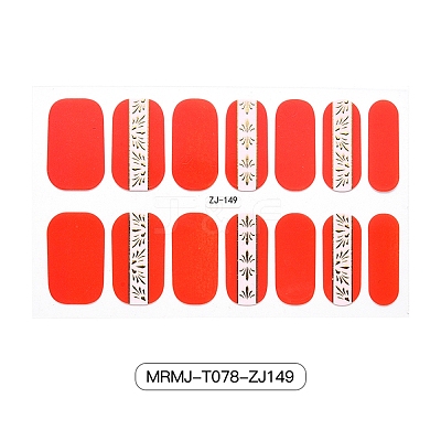 Full Wraps Nail Polish Stickers MRMJ-T078-ZJ149-1