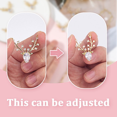 10Pcs Brass Micro Pave Cubic Zirconia Pendants FIND-BBC0004-28A-01-1