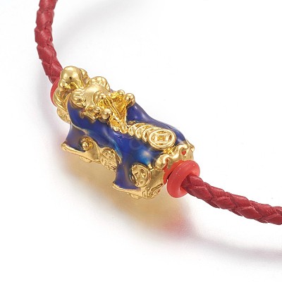 Braided Genuine Cowhide Cord Bracelets BJEW-F360-A01-1