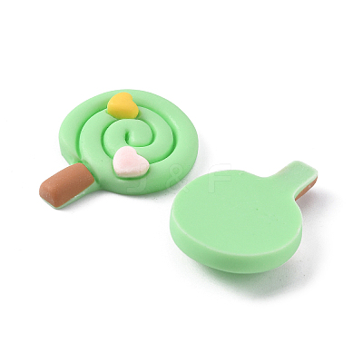 Opaque Resin Cabochons LS-RESI-WH0035-02A-1