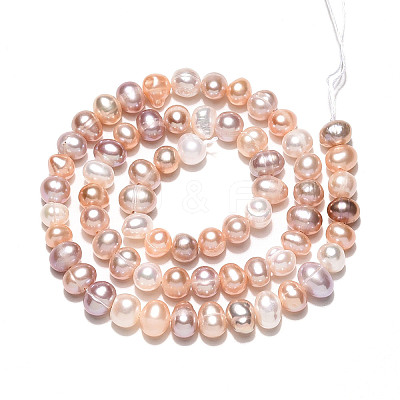 Natural Cultured Freshwater Pearl Beads Strands PEAR-N013-05C-04-1