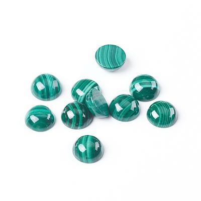 Natural Malachite Cabochons G-E557-06C-1