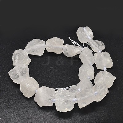 Nuggets Natural Quartz Crystal Beads Strands G-F289-29-1