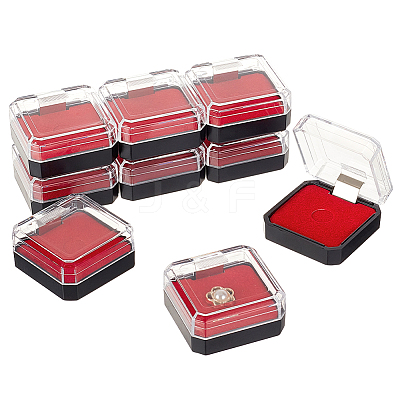 Plastic Presentation Boxes for Badge Storage & Display AJEW-WH0502-11-1