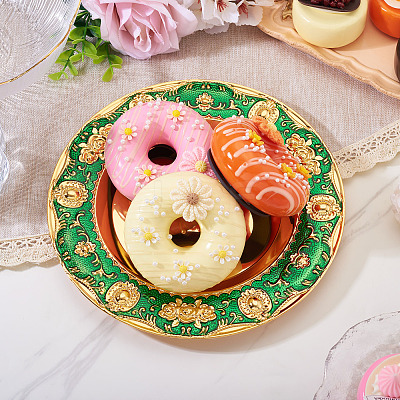 1Pc Iron Flat Round Display Panel for Fragrance Activity AJEW-MB0001-13C-1