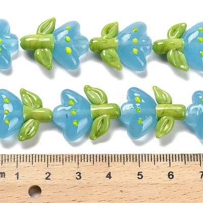 Handmade Lampwork Beads Strands LAMP-A005-03B-1