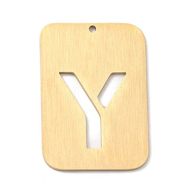 Ion Plating(IP) 304 Stainless Steel Pendants STAS-K216-49Y-G-1
