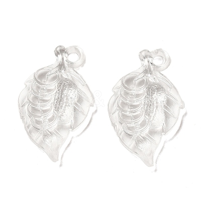 Transparent Acrylic Pendants TACR-G048-04A-1