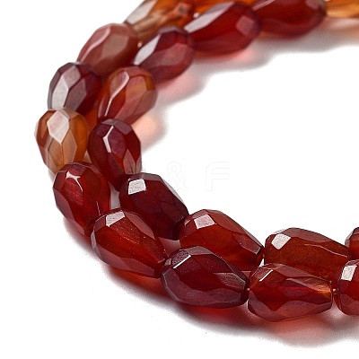 Natural Red Agate Beads Strands G-P520-B06-01-1