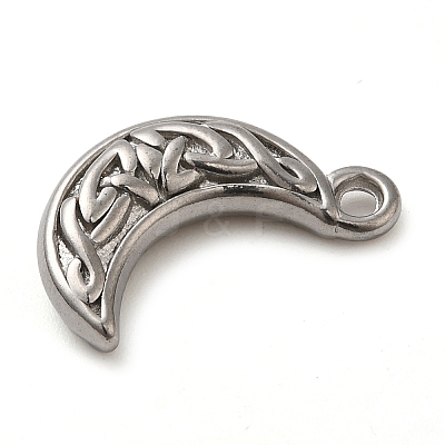 304 Stainless Steel Pendants STAS-M070-19P-1