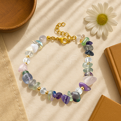 2Pcs 2 Styles  Natural Gemstone Beads Bracelets for Women BJEW-HY0001-26-1