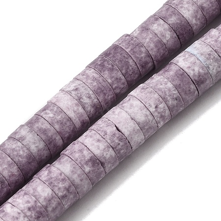 Matte Porcelain Heishi Wheel Beads Strands PR-CBA03B0-03D-1