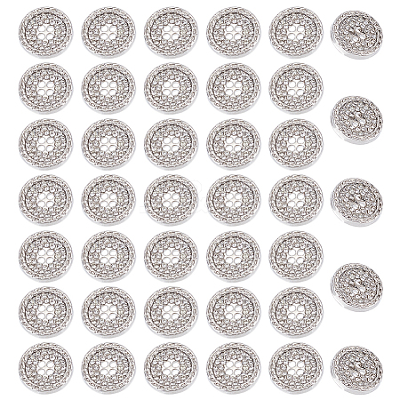 40Pcs 4-Hole Alloy Rhinestone Buttons BUTT-HY0001-24-1