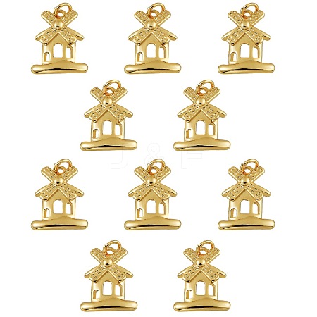 10Pcs Brass Charms KK-SZ0004-80-1