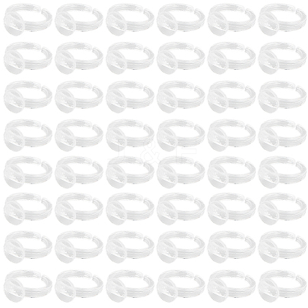 200Pcs Transparent Acrylic Open Cuff Ring Components TACR-SC0001-22-1