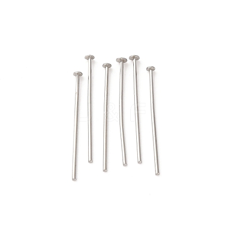 Tarnish Resistant 304 Stainless Steel Flat Head Pins STAS-D448-B-13P-1