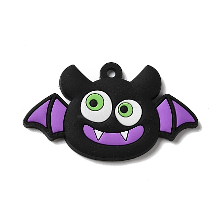 Bat PVC Pendants X-KY-F018-02-1