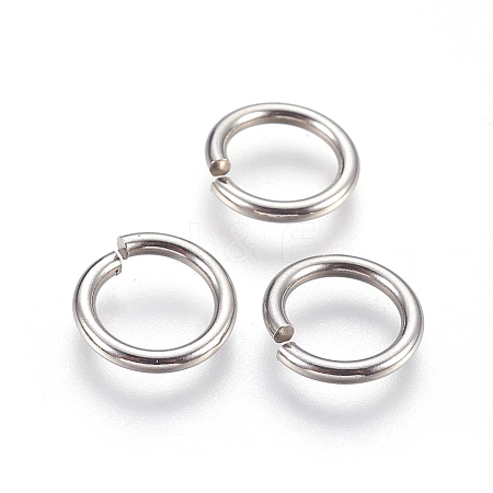 Tarnish Resistant 304 Stainless Steel Saw Cut Open Jump Rings STAS-P212-25P-24-1