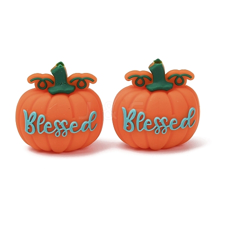 Halloween Food Grade Eco-Friendly Silicone Focal Beads SL-CBAECCD-03B-1
