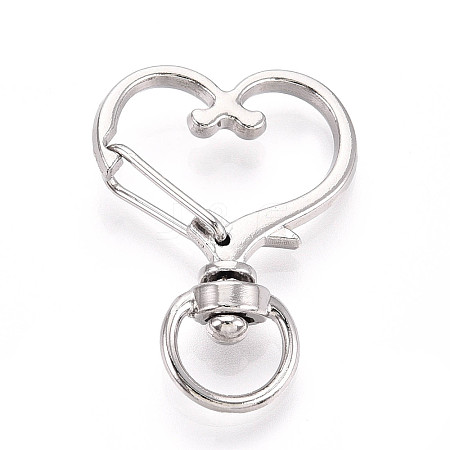 Alloy Swivel Snap Hook Clasps PALLOY-T090-81P-1