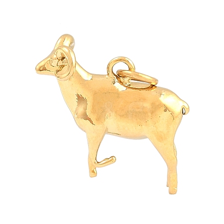 Brass Pendants KK-CBA855A-01G-08-1