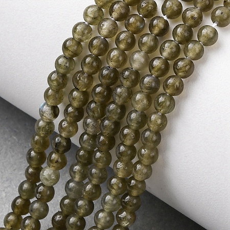 Natural Labradorite Beads Strands G-Z116-A04-3mm-1
