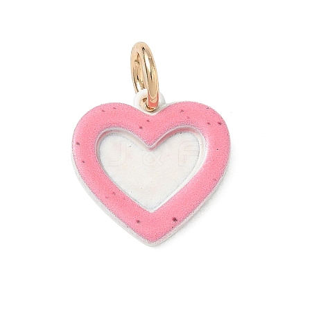 Spray Painted Brass Charms KK-CBAEB58-16-1