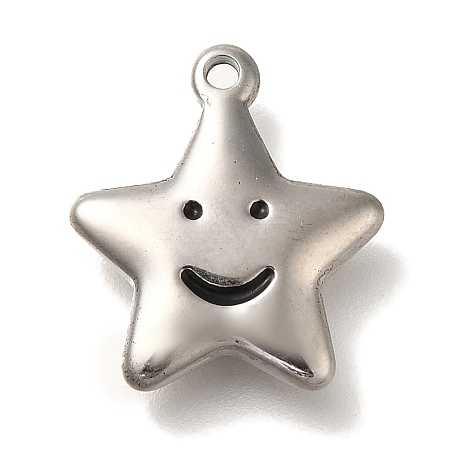 Anti-Tarnish 304 Stainless Steel Pendants STAS-S148-21P-1