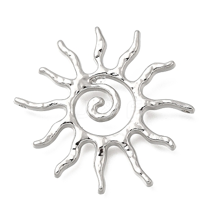 Hammered Alloy Pendants PALLOY-B016-03A-P-1