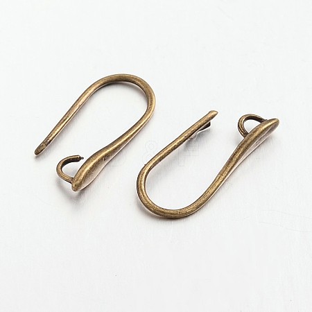 Brass Earring Hooks for Earring Designs LS-X-KK-M142-02AB-RS-1